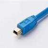 for JZSP-CVS06-02-E Commissioning Cable -V 7S Servo Drive Download Cable Mini Port Gold-Plated Connector Blue 2m view 3