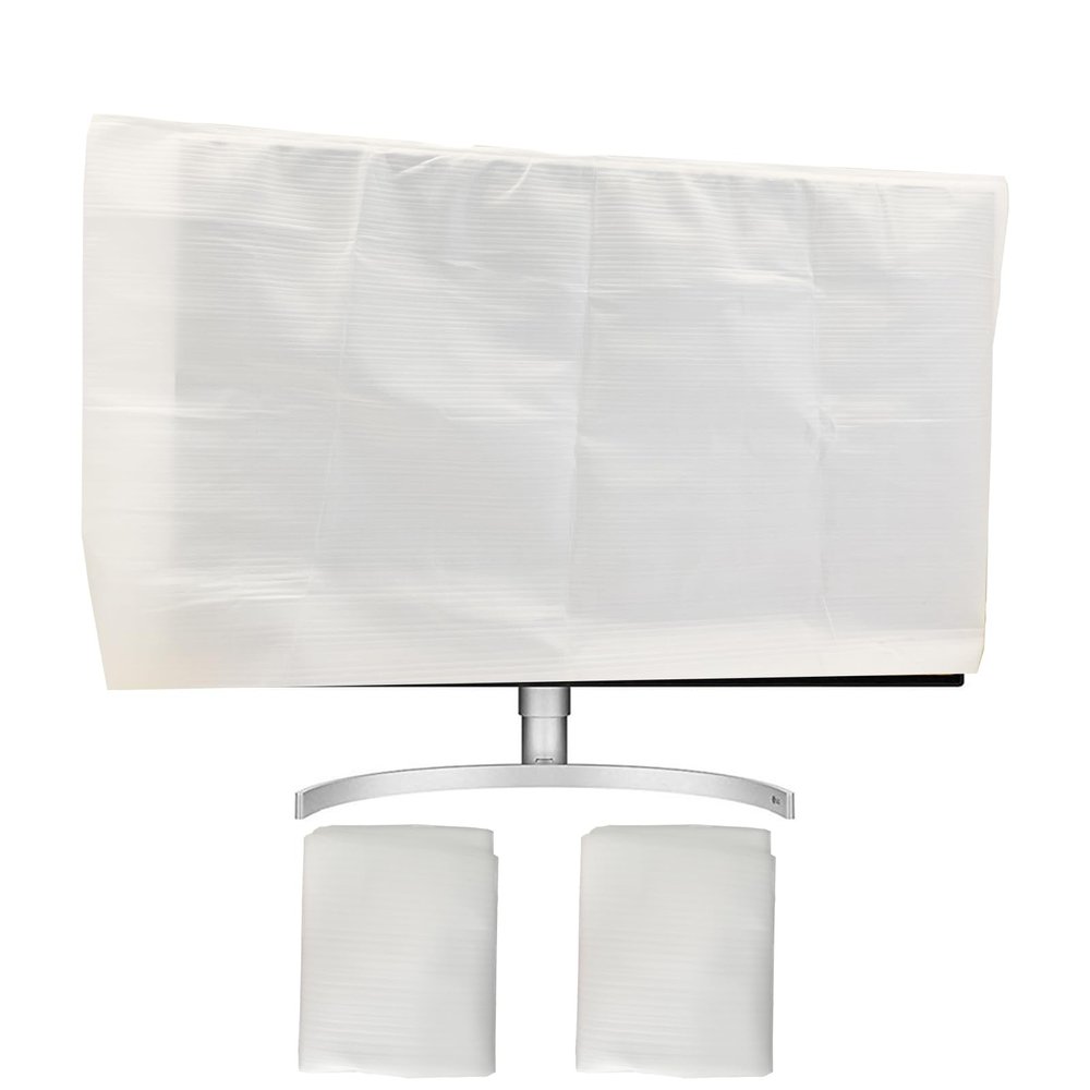 2 Pack Flat Screen TV Foam Pouches 43"L x 27"W(Fits TV Screens up to 40-43"),Cushion Foam Wrap Pouches for Moving and Packing, for TV ,Large Dish, Book, Photo Frame, Canvas Artwork and Fragile Items Protection During Storage, Moving, or Renovation
