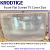 2 Pack Flat Screen TV Foam Pouches 43"L x 27"W(Fits TV Screens up to 40-43"),Cushion Foam Wrap Pouches for Moving and Packing, for TV ,Large Dish, Book, Photo Frame, Canvas Artwork and Fragile Items Protection During Storage, Moving, or Renovation view 2