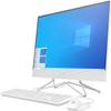 HP 24 All-in-One PC, Intel Core i3-1115G4, 4GB RAM, 256GB SSD, Snow White, Windows 11 Home, 24-df1023w view 2