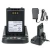 BC-202 Walkie Talkie Desktop Charger Base for ICOM ID-31A ID-31E ID-51A ID-51E ID-52 IC-705 with BP-272 Li-ion Battery Set view 1