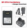 BC-202 Walkie Talkie Desktop Charger Base for ICOM ID-31A ID-31E ID-51A ID-51E ID-52 IC-705 with BP-272 Li-ion Battery Set view 2