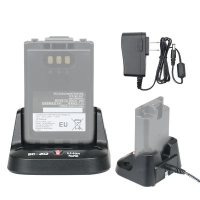 BC-202 Walkie Talkie Desktop Charger Base for ICOM ID-31A ID-31E ID-51A ID-51E BP-271 BP-272 BP-307 Li-ion Battery Charger