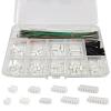 ATMLCOER ZH 1.5MM 140Pcs JST Connector Kit with 100Pcs 28AWG Premium Pre-Crimped Cables, 2/3/4/5/6/7/8/9/10 Pin Housing JST Adapter Cable Connector Plug Terminals view 1
