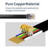 XANHAM RJ12 Cable 15 feet Telephone Line Cord with 6P6C Connector Landline Phone Wire for Both in-Wall and Out-Wall Using, Black, 2 Pack, AV06113 view 4