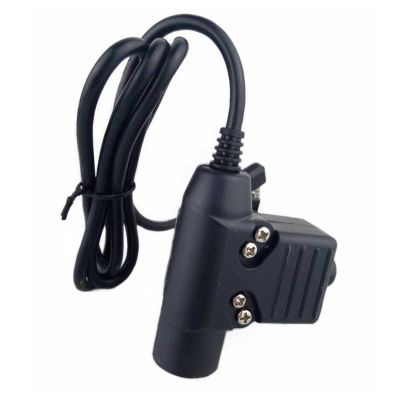 ZEZEFUFU U94 PTT System Plug Push to Talk for Real Steal RS Headset Earpiece Adapter