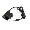 ZEZEFUFU U94 PTT System Plug Push to Talk for Real Steal RS Headset Earpiece Adapter view 2