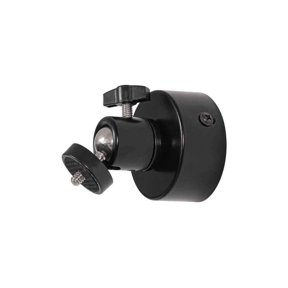 KAYYELAMP 1/4 Ball Head with Convenient Hook Or Drilling Wall Mounting Part Holder Bracket for Fixing Photographic Equipment