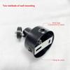 KAYYELAMP 1/4 Ball Head with Convenient Hook Or Drilling Wall Mounting Part Holder Bracket for Fixing Photographic Equipment view 3