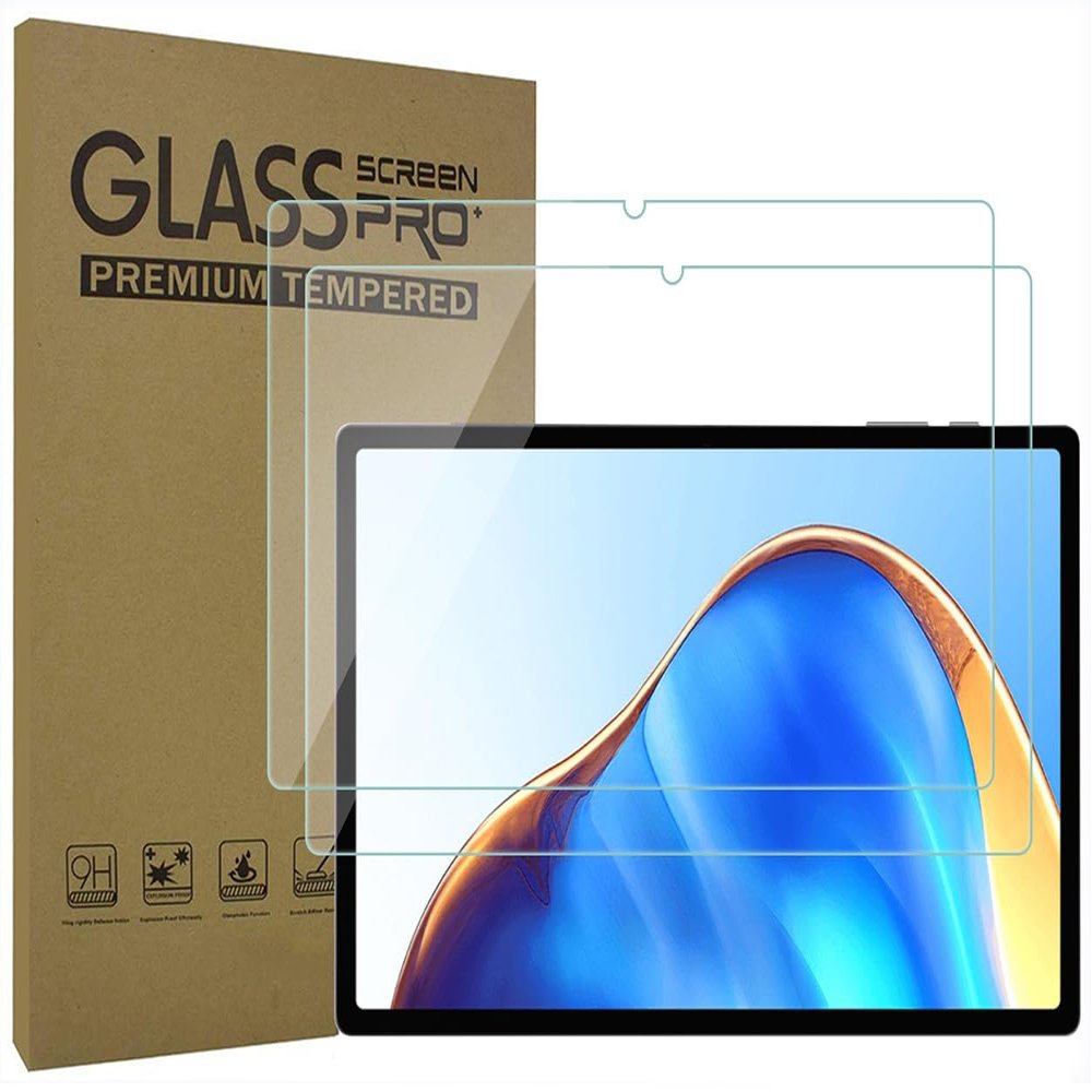 AIJAKO 2-Pack Tablet Screen Protector Compatible with CHUWI Android 13 Tablet Hi10 XPro Tablet 10.1 Inch, Tempered Glass Film Compatible with CHUWI Hi10 XPro Tablet 10.1 Inch, Anti-Scratch 9H Hardness