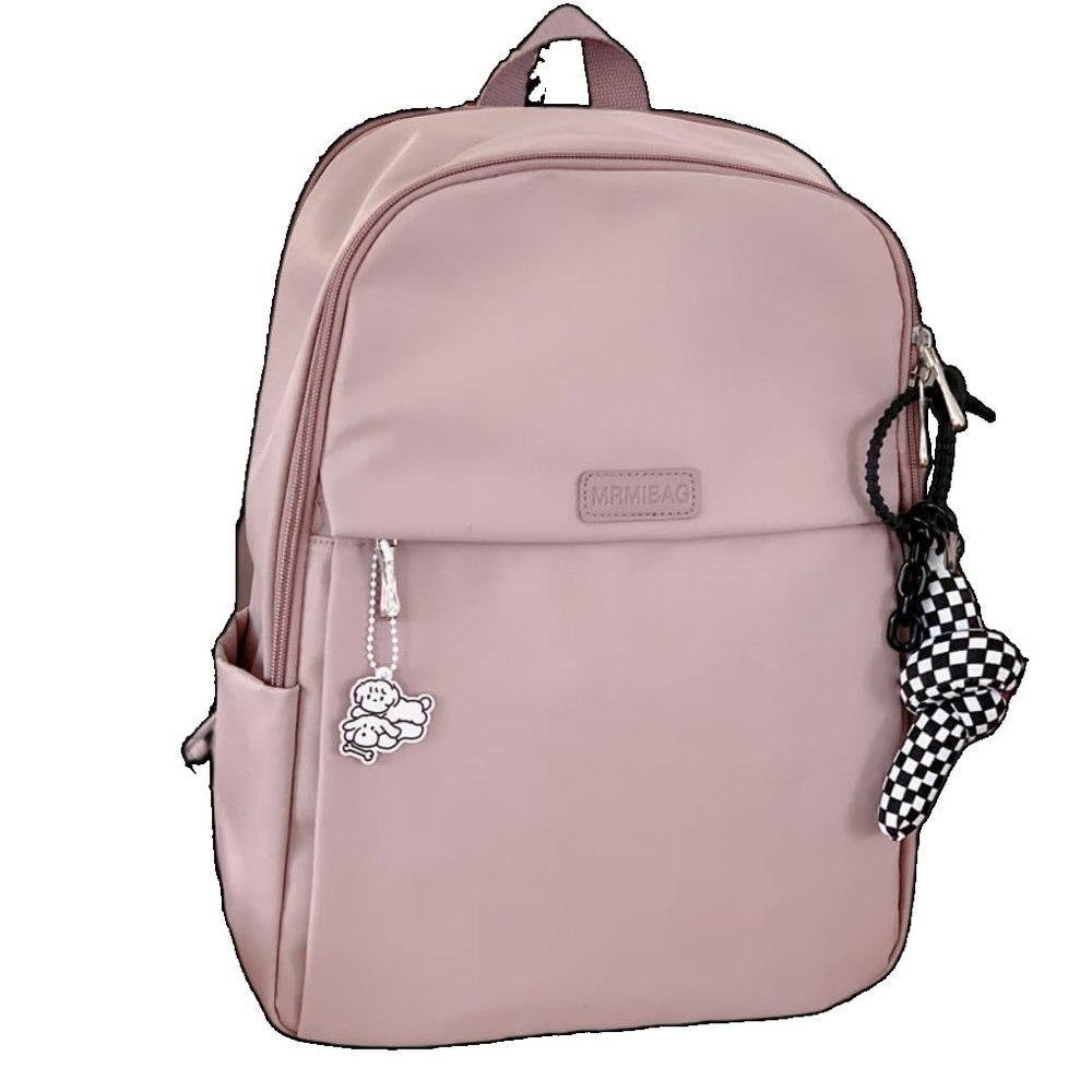 Aesthetic Backpack Preppy Backpack Cute Backpack Aesthetic Supplies Laptop Backpack Travel Gym (pink)