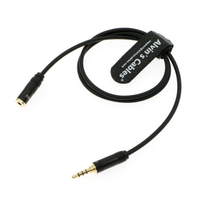 Alvin's Cables 3.5mm TRRS Audio Cable Straight Male to Straight Female Extension Cord for Sony FX6 for Home Stereo Headphones 70cm| 27.5inches
