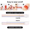 Kids Wristband Compatible with Apple AirTag, Protective Case for Air Tag GPS Tracker Holder with Nylon Bracelet, Adjustable Anti Lost Watch Band for Toddler Child Elder(2PacksRainbowA) view 2