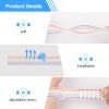 Kids Wristband Compatible with Apple AirTag, Protective Case for Air Tag GPS Tracker Holder with Nylon Bracelet, Adjustable Anti Lost Watch Band for Toddler Child Elder(2PacksRainbowA) view 3