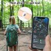 Kids Wristband Compatible with Apple AirTag, Protective Case for Air Tag GPS Tracker Holder with Nylon Bracelet, Adjustable Anti Lost Watch Band for Toddler Child Elder(2PacksRainbowA) view 4