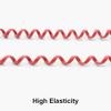 XANHAM Telephone Handset Cords Uncoiled 6.6 feet(Coiled 0.9 feet) with RJ9 4P4C Connectors Cable for Landline Phone, Red, 2 Pack, Universally Compatible, AV04904 view 4