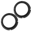 Unifizz 2Pcs Car Plastic Speaker Spacers Round 6.5 Inch Black view 1