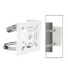 4 Pack Wall Mounting Loop Bracket Vertical Pole Mounting Buckle Wall Mounting Bracket for Cameras Universal White (Without Hoop) view 3