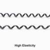 XANHAM Telephone Handset Cords Uncoiled 10 feet(Coiled 1.2 feet) with RJ9 4P4C Connectors Cable for Landline Phone, Black, 2 Pack, Universally Compatible, AV04805 view 4