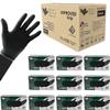 S&G Black Nitrile Gloves Heavy-Duty Latex & Powder Free - For Cleaning, Construction, Mechanic, Food Prep | 6 Mil - 1000 | Large view 1