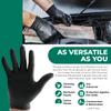 S&G Black Nitrile Gloves Heavy-Duty Latex & Powder Free - For Cleaning, Construction, Mechanic, Food Prep | 6 Mil - 1000 | Large view 3