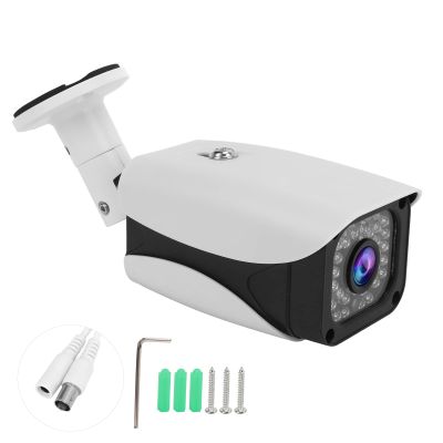 Security Camera, Indoor Outdoor Security Camera HD 1080P 2MP IP66 Waterproof Infrared Night Vision 110 Wide Angle for Home School Office(NTCS)