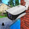 Security Camera, Indoor Outdoor Security Camera HD 1080P 2MP IP66 Waterproof Infrared Night Vision 110 Wide Angle for Home School Office(NTCS) view 4