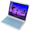 AnMengXinLing for iPad 11th(A16)/10th Generation Case with KeyboardSlim Candy Wireless Detachable Keyboard Case with Pencil Holder, Blue view 1