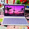 AnMengXinLing for iPad 11th(A16)/10th Generation Case with KeyboardSlim Candy Wireless Detachable Keyboard Case with Pencil Holder, Blue view 3