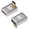 Duttek 90 Degree USB C to USB Adapter 10Gbps, 120W USB A to USB C 90 Degree Adapter 120W, USB 3.0 Female to Type C Male Charger Converter for Laptop, PC, Power Bank, Mac Book,iPad,Samsung Galaxy 2Pack view 1