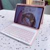 AnMengXinLing Keyboard Case for iPad Air 11 Inch (M3/M2)/ Air 5th 4th Generation, Slim Magnetic Detachable Keyboard Cover with Pencil Holder for iPad Pro 11, Pink view 4