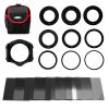 Neutral Density Filter Kit ND2+4+8+16 Filter Set with Ring-Adapter and Filter Holder Camera Photography Accessories view 1