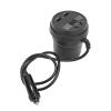 150W DC 12 24V to AC 110 220V Converter, Black Car Inverter, 2 USB Port Power Adapter for Automobile view 1