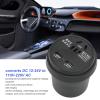 150W DC 12 24V to AC 110 220V Converter, Black Car Inverter, 2 USB Port Power Adapter for Automobile view 2