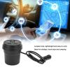 150W DC 12 24V to AC 110 220V Converter, Black Car Inverter, 2 USB Port Power Adapter for Automobile view 3