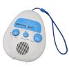 Shower Radio, Bathroom Radio AM FM Radio with Built in Speaker, Portable Battery Operated Radio for Home Outdoor Travel view 3