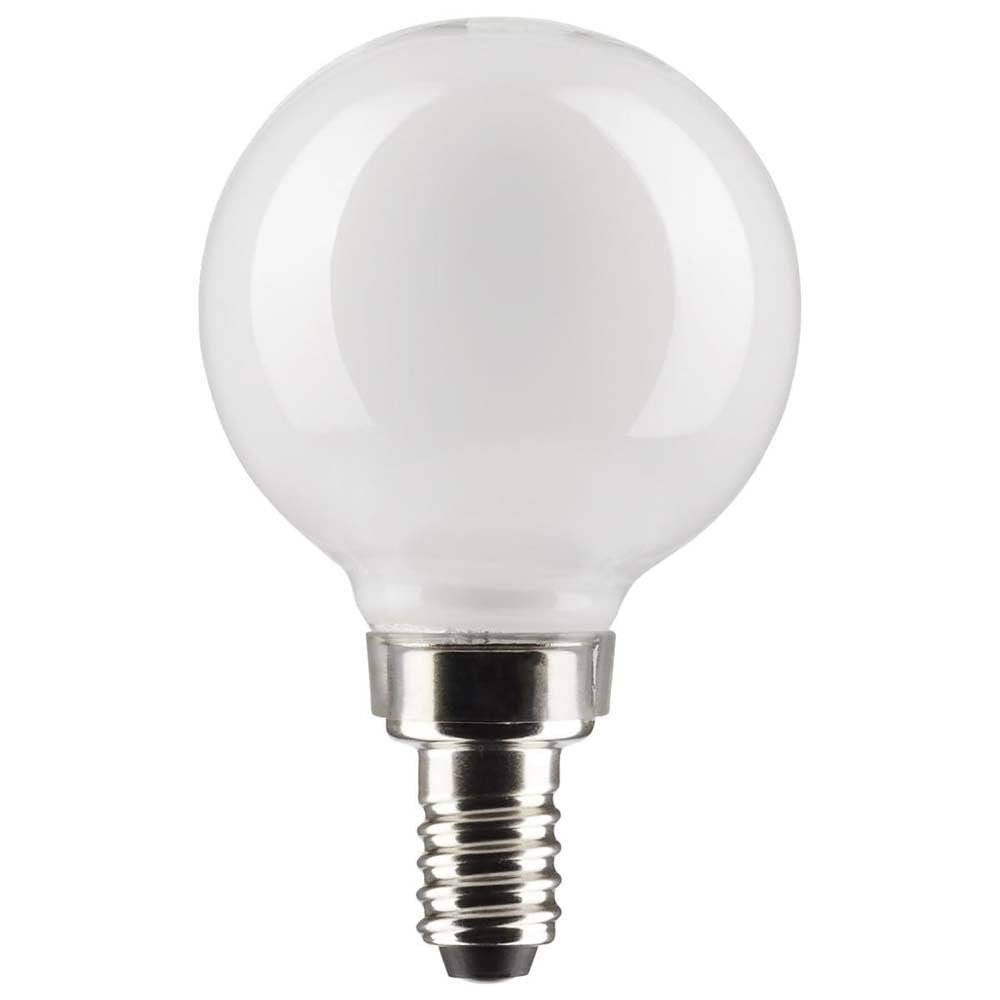 Satco 21812-4.5G16.5/LED/WH/927/120V/E12/2 Globe (S21812) G16 5 Globe LED Light Bulb
