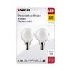 Satco 21812-4.5G16.5/LED/WH/927/120V/E12/2 Globe (S21812) G16 5 Globe LED Light Bulb view 2