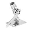 Marine VHF Antenna Base, Marine VHF Stainless Steel Talkie Antenna Adjustable Base Bracket Holder Marine Interphone Base view 2
