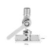 Marine VHF Antenna Base, Marine VHF Stainless Steel Talkie Antenna Adjustable Base Bracket Holder Marine Interphone Base view 3