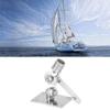 Marine VHF Antenna Base, Marine VHF Stainless Steel Talkie Antenna Adjustable Base Bracket Holder Marine Interphone Base view 4
