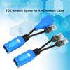 2pcs Splitter RJ45 Combiner POE Adapter Connectors Power Cable Kit, Works with IP Security Cameras, Access Points, 30-40m view 3