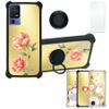 Jitterbug Smart4 Case Compatible with Jitterbug Smart 4 Phone Case Cover [with Tempered Glass Screen Protector][Ring Support][Golden Reflect Light] DJH-YZH view 1