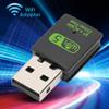 Receiver Driver 2 in 1 LAN Antenna Adapter RTL8821CU,600MB 4.2 Dongle Networking Card, Black USB C Power Adaptor for view 2