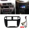 9'' Car Electronic Radio Stereo Fascia Frame Panel Black for Honda Civic EJ/EK/EM 1995 1996 1997 1998 1999 2000 2001 GPS Navigation Fascia Panel Install Kit view 2