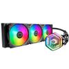 Cooler Master MasterLiquid Atmos 360 Black CPU Liquid Cooler - AIO Water Cooling System, Dual Chamber Pump, Pre-Installed Sickleflow 120 Edge Fans, Addressable Gen 2 RGB, LGA1700 & AM5 Brackets view 1
