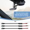 SDSACZMU Radar Detector Mount,Rearview Mirror Rod Radar Mounting Bracket+Rearview Mirror Hard Wire Power Cord kit16,with Inline Fuse (for Escort Max / Max2/ MAX360 Radar) view 3
