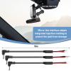 SDSACZMU Radar Detector Mount,Rearview Mirror Rod Radar Mounting Bracket+Rearview Mirror Hard Wire Power Cord kit16,with Inline Fuse (for Cobra Radar Detector) view 3