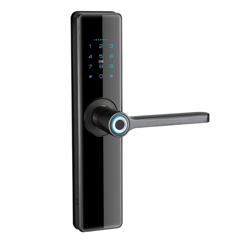 HAvern Biometric Fingerprint Intelligent IC Card Electronic Door Lock Household Keyless