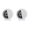 Polk Audio MC60 2-Way in-Ceiling 6.5" Speakers, 1 Pair (2 Speakers) | Perfect for Damp and Humid Indoor/Enclosed Areas | Bathrooms, Kitchens, Patios (White, Paintable-Grille) (2 Speakers) view 1